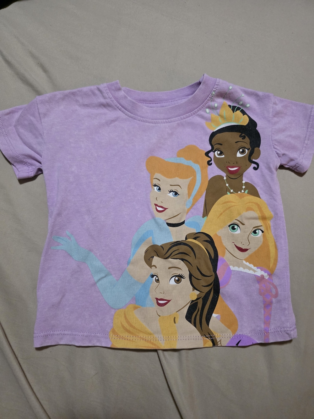 Girls' Purple Disney Princess Graphic Tee